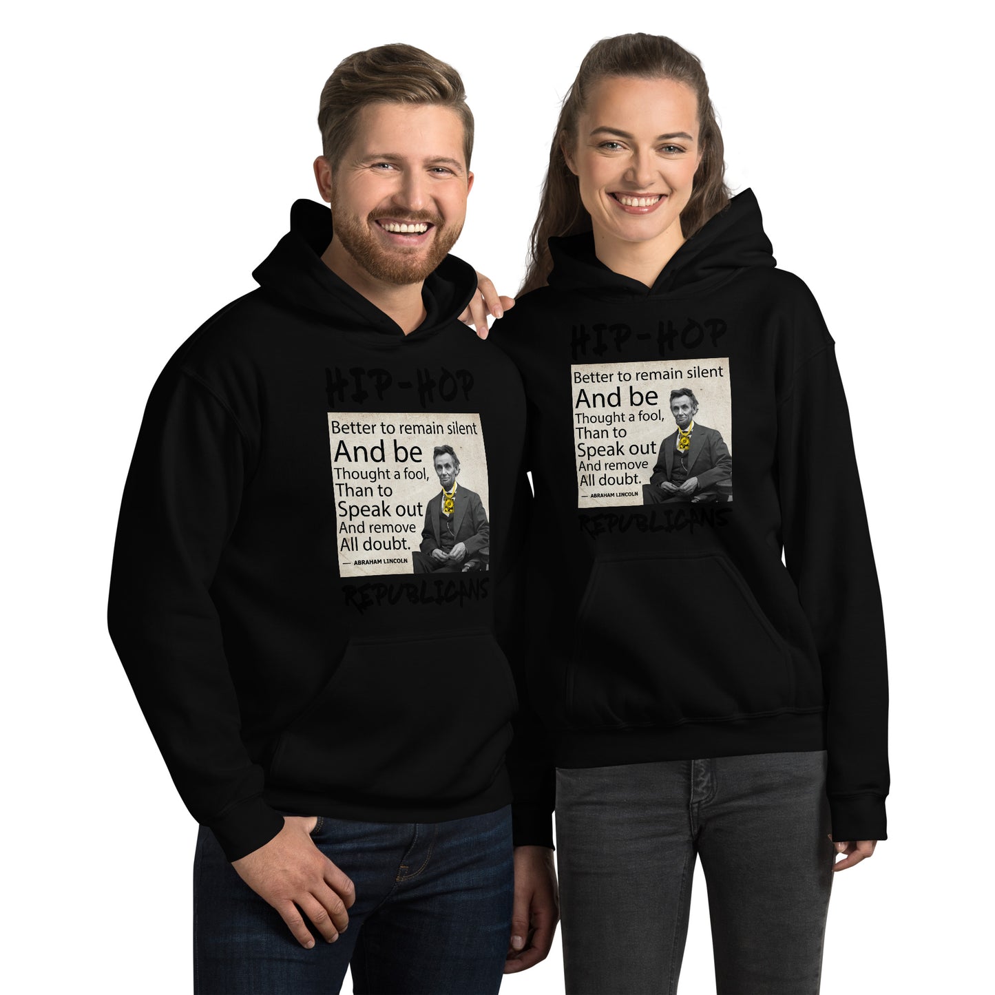 Abraham Lincoln Hip-Hop Republicans Hoodie