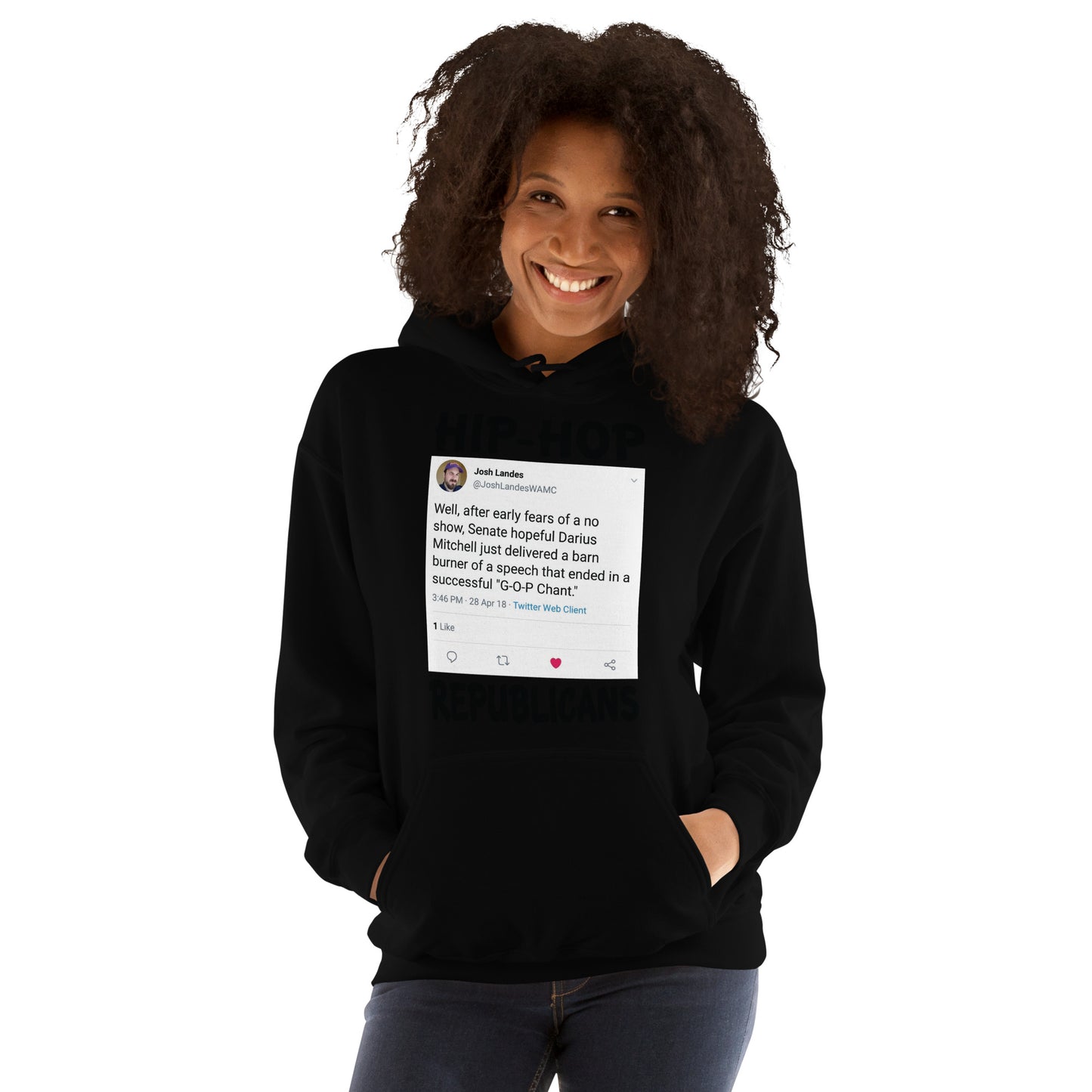 Josh Landes Tweet Hip-Hop Republicans Hoodie