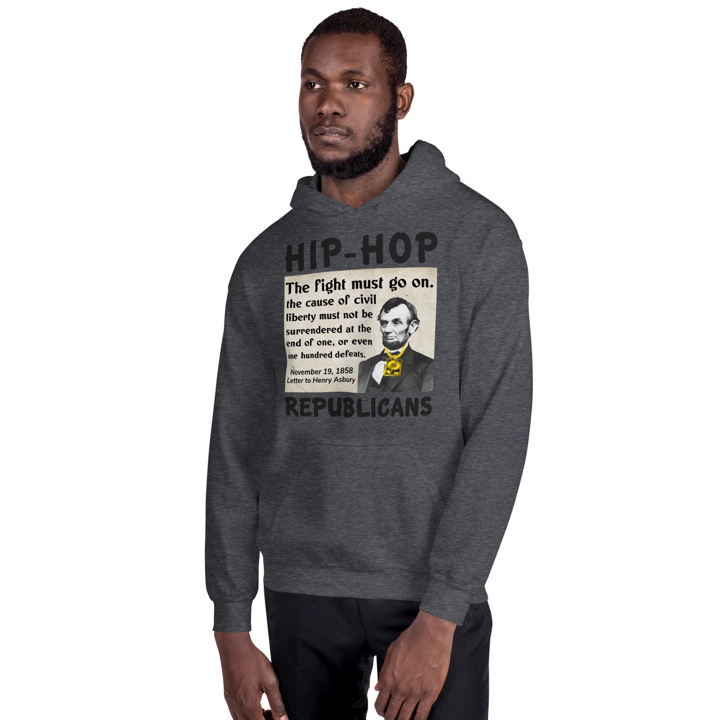 Abraham Lincoln Hip-Hop Republican Hoodie Design