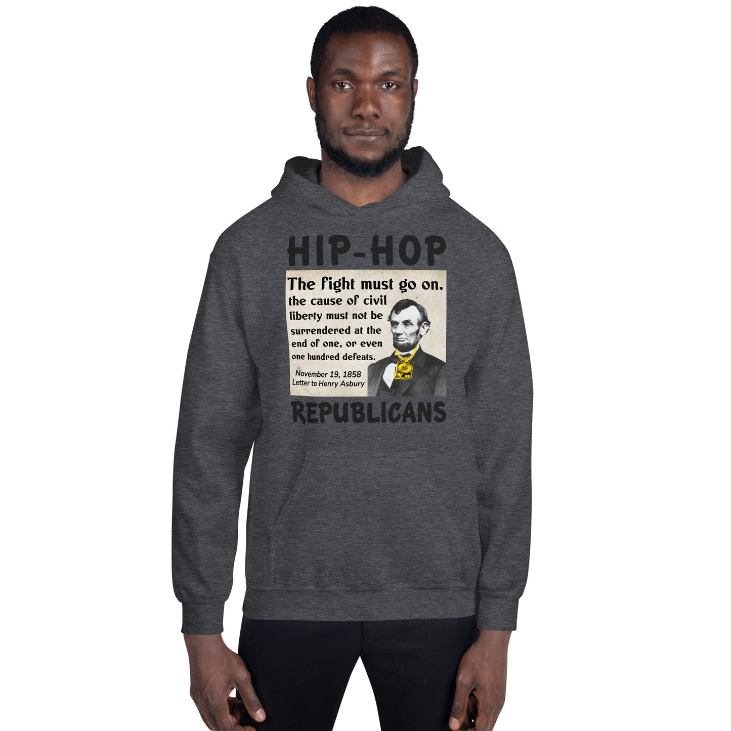 Abraham Lincoln Hip-Hop Republican Hoodie Design