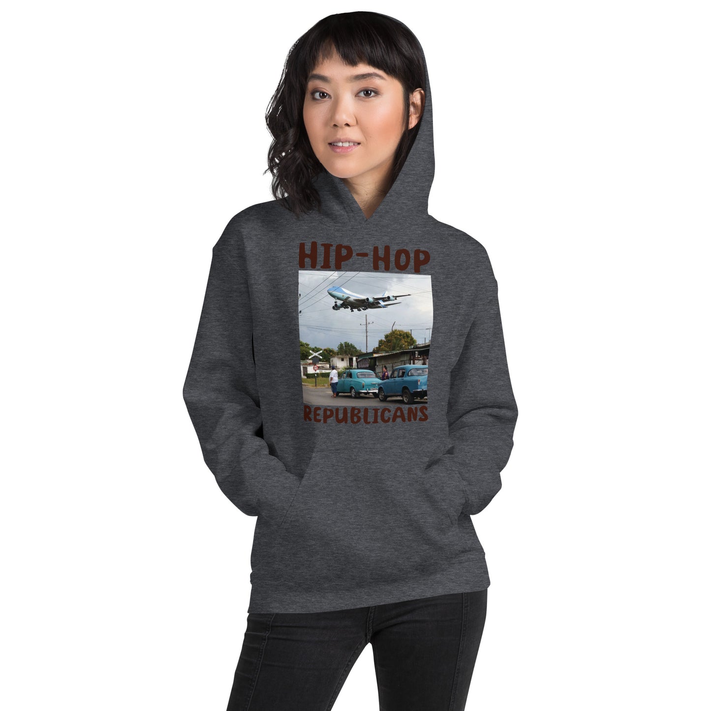 Hip-Hop Republicans Road-Scene Airplane Hoodie