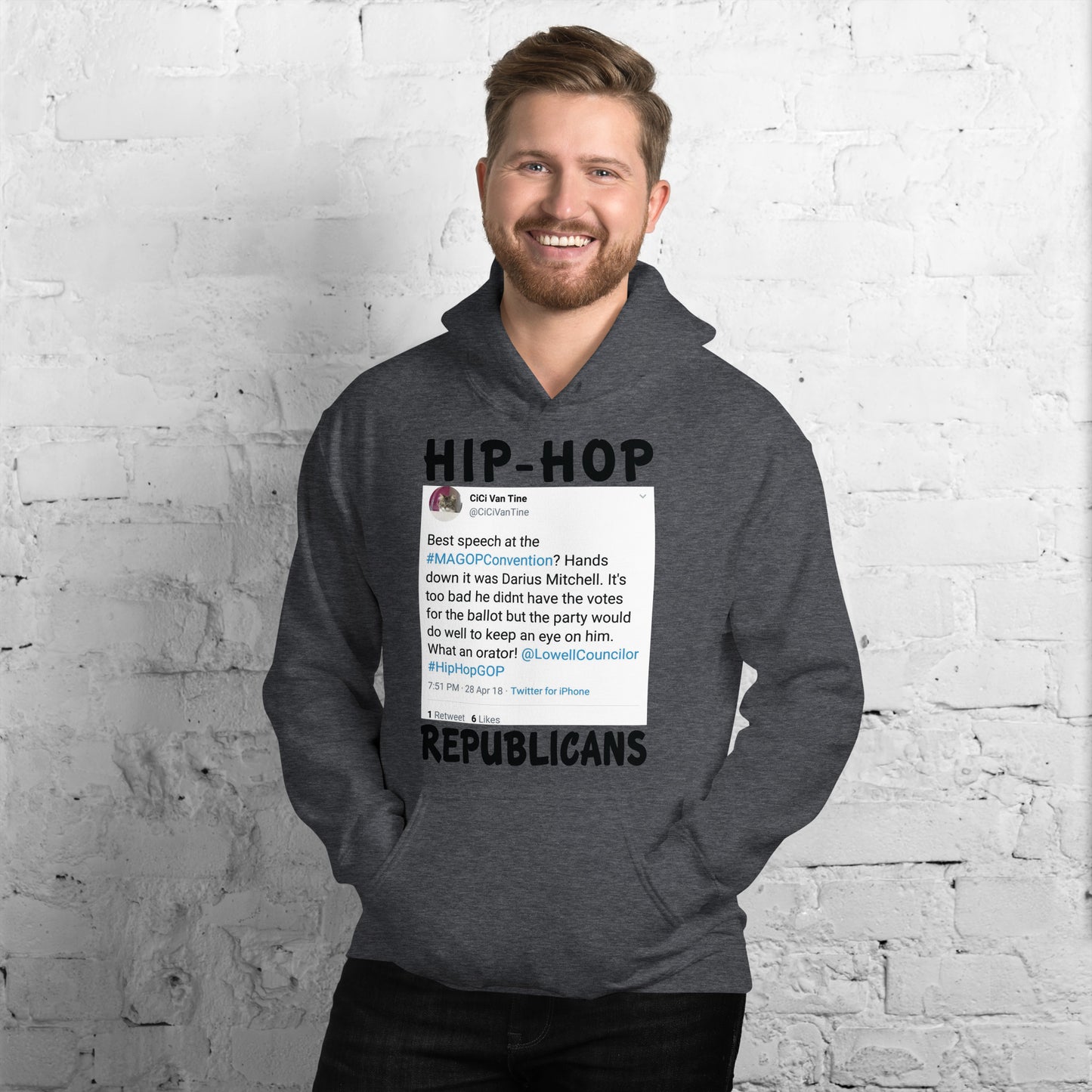CiCi Van Tine Tweet Hip-Hop Republicans Hoodie