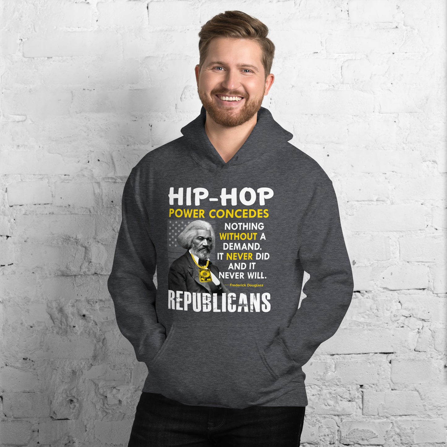 Frederick Douglass Hip Hop Republican Hoodie