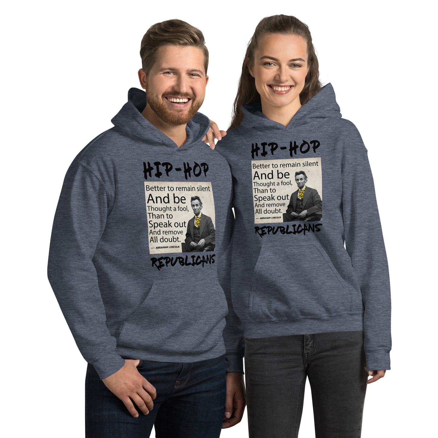 Abraham Lincoln Hip-Hop Republicans Hoodie