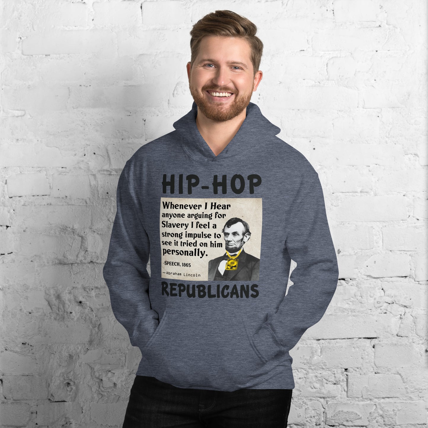 Abraham Lincoln Hip-Hop Republicans Hoodie
