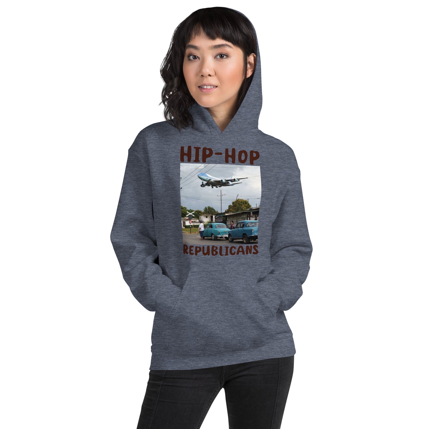 Hip-Hop Republicans Road-Scene Airplane Hoodie