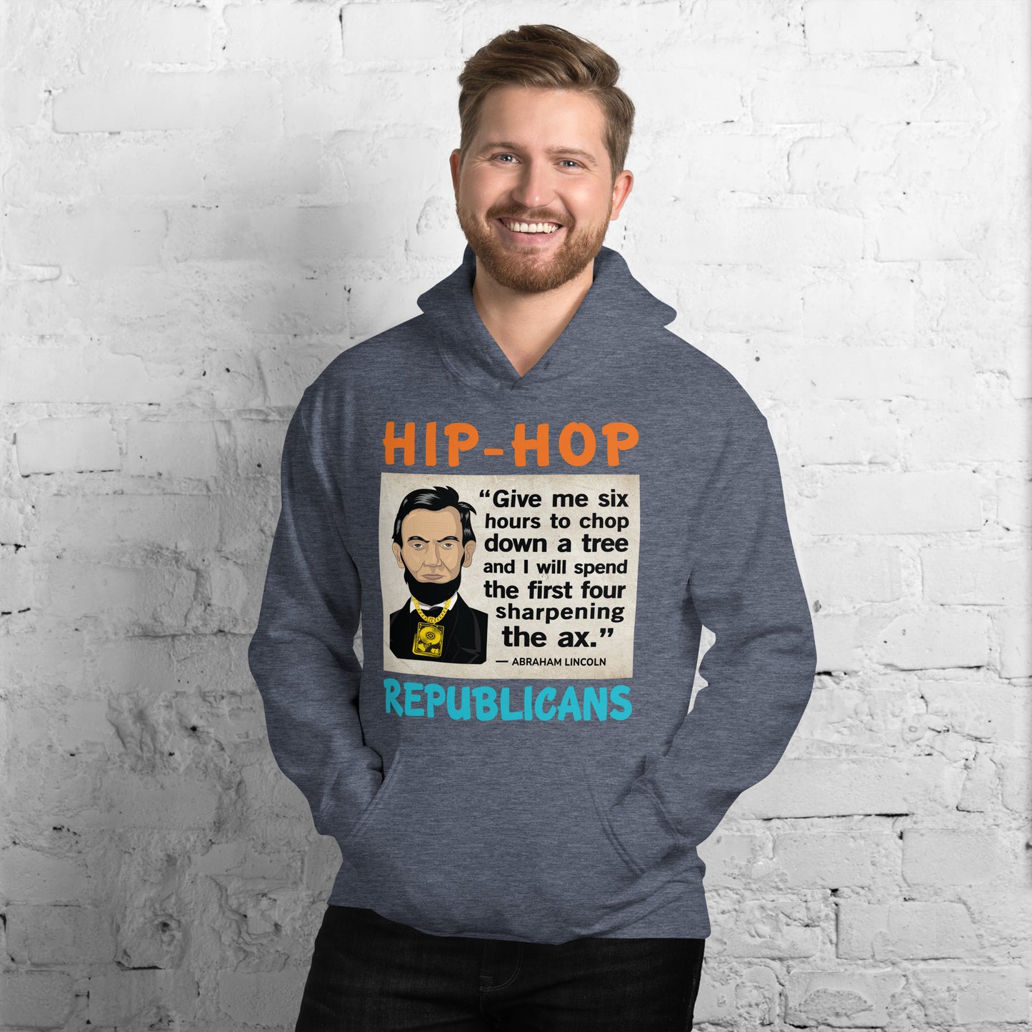 Abraham Lincoln Hip-Hop Republicans Hoodie