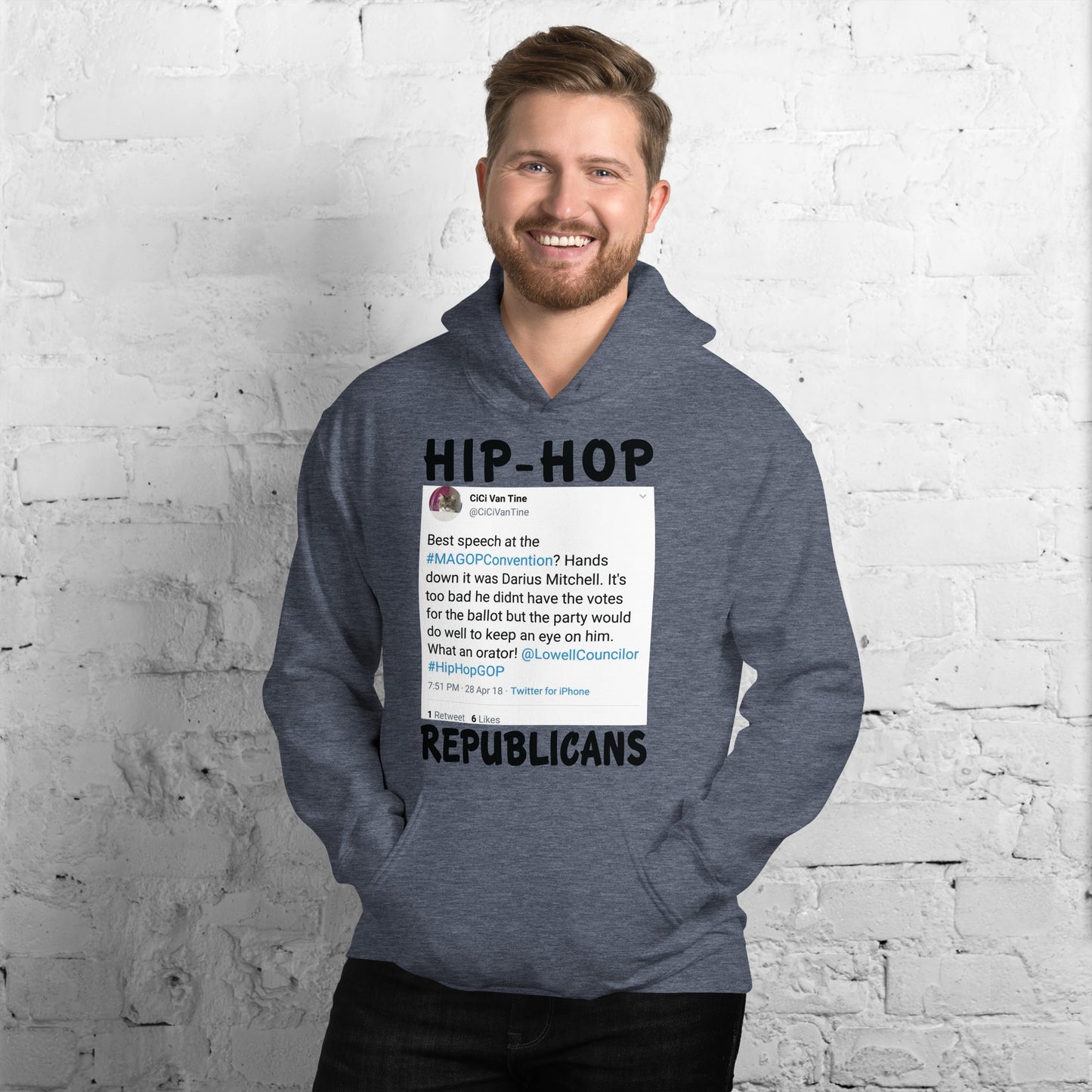 CiCi Van Tine Tweet Hip-Hop Republicans Hoodie