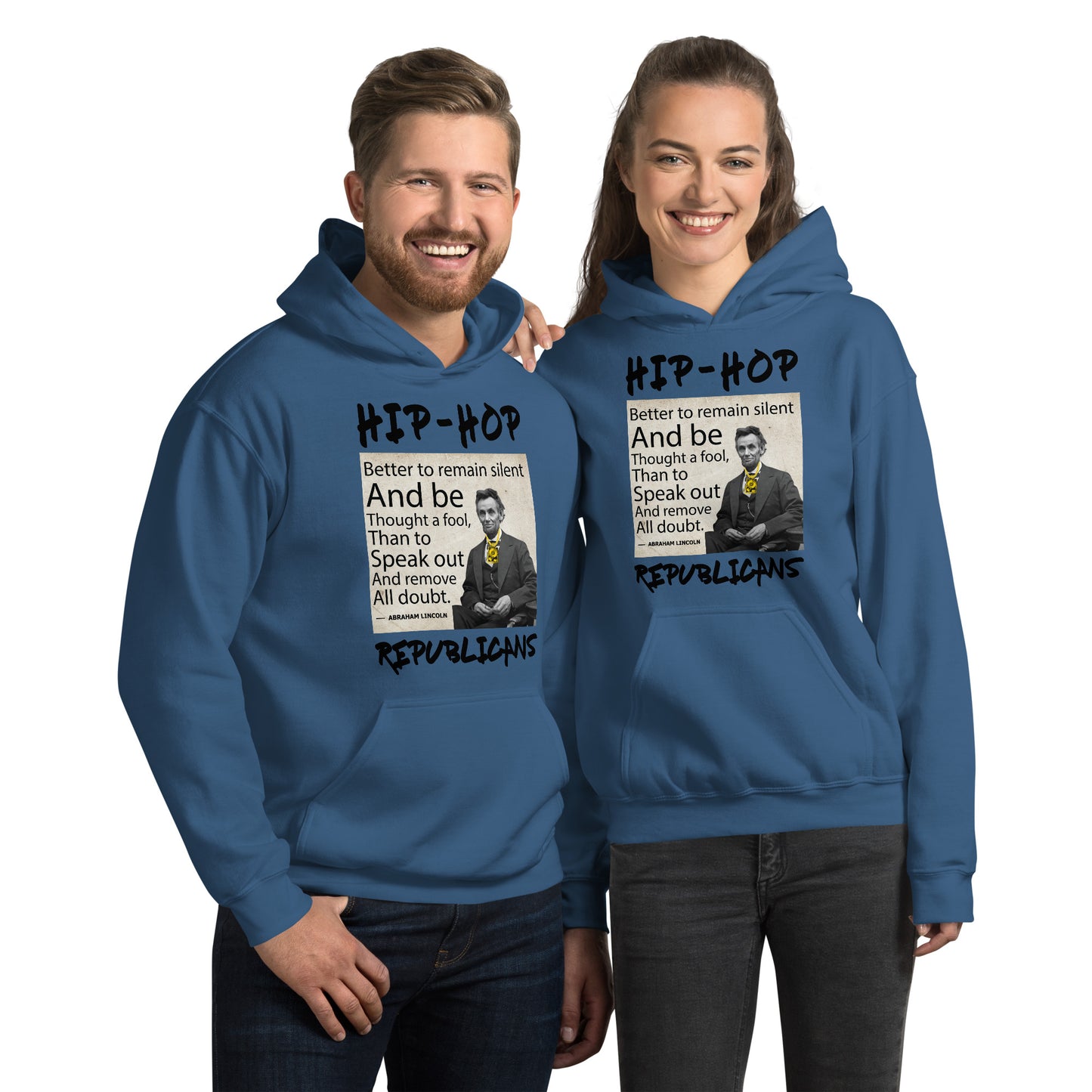 Abraham Lincoln Hip-Hop Republicans Hoodie