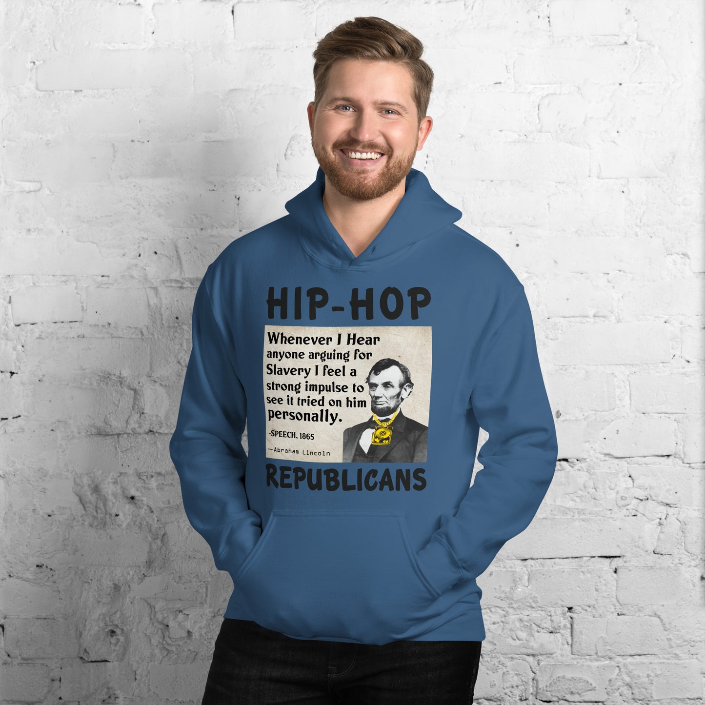 Abraham Lincoln Hip-Hop Republicans Hoodie