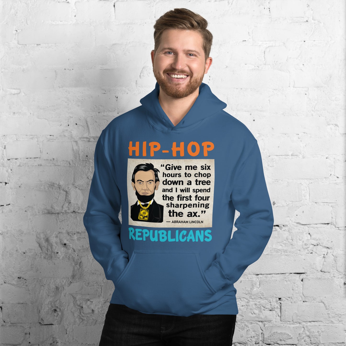 Abraham Lincoln Hip-Hop Republicans Hoodie