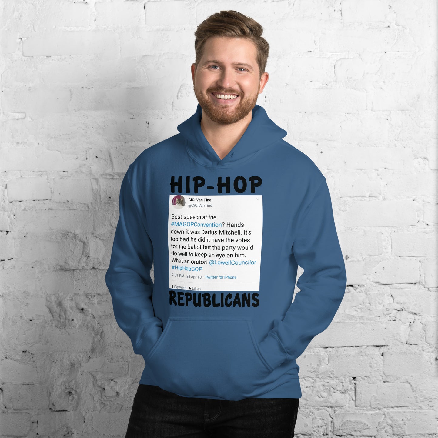 CiCi Van Tine Tweet Hip-Hop Republicans Hoodie