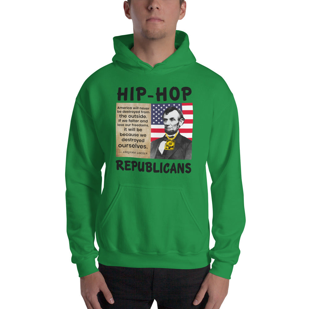 Abraham Lincoln Hip-Hop Republicans Hoodie