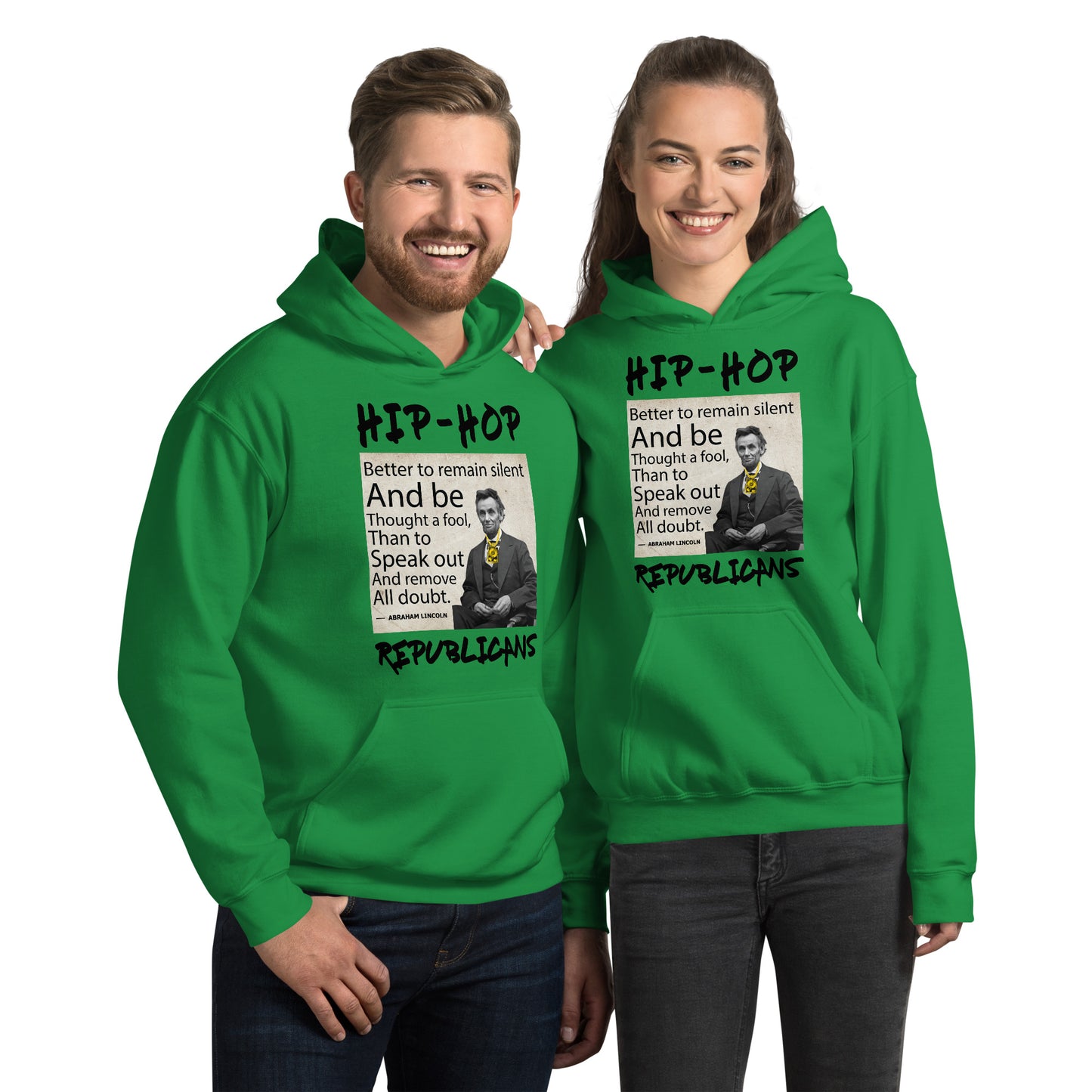 Abraham Lincoln Hip-Hop Republicans Hoodie