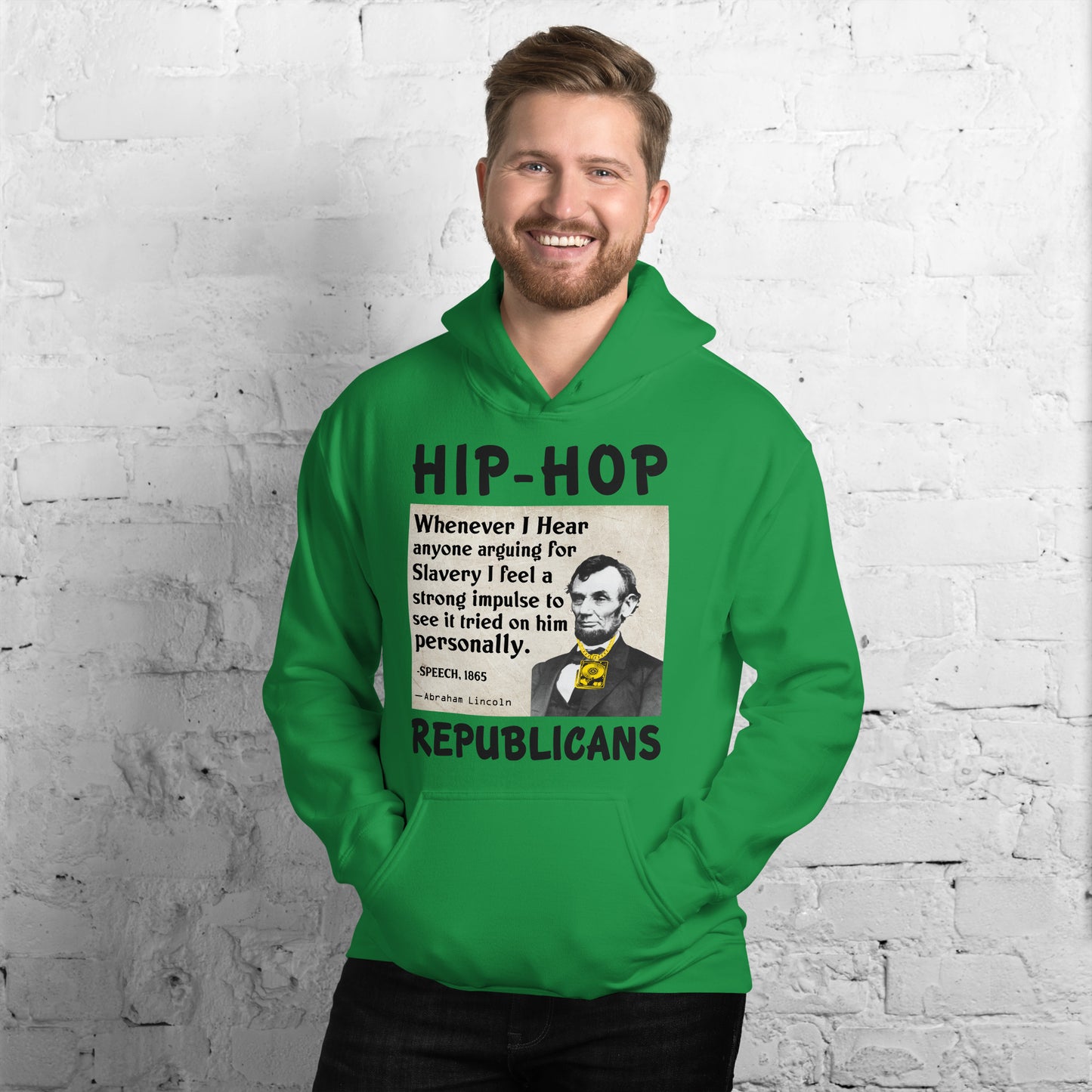 Abraham Lincoln Hip-Hop Republicans Hoodie