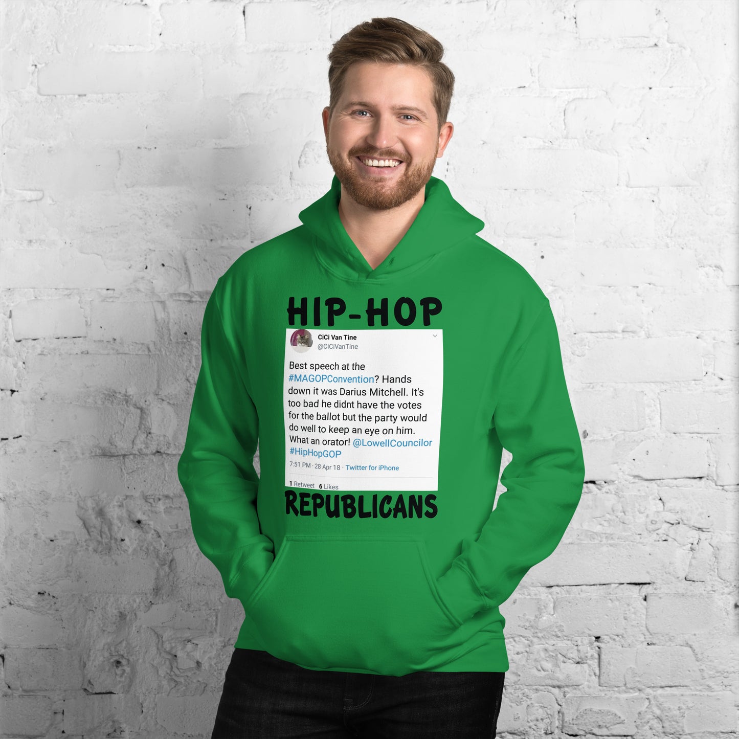 CiCi Van Tine Tweet Hip-Hop Republicans Hoodie