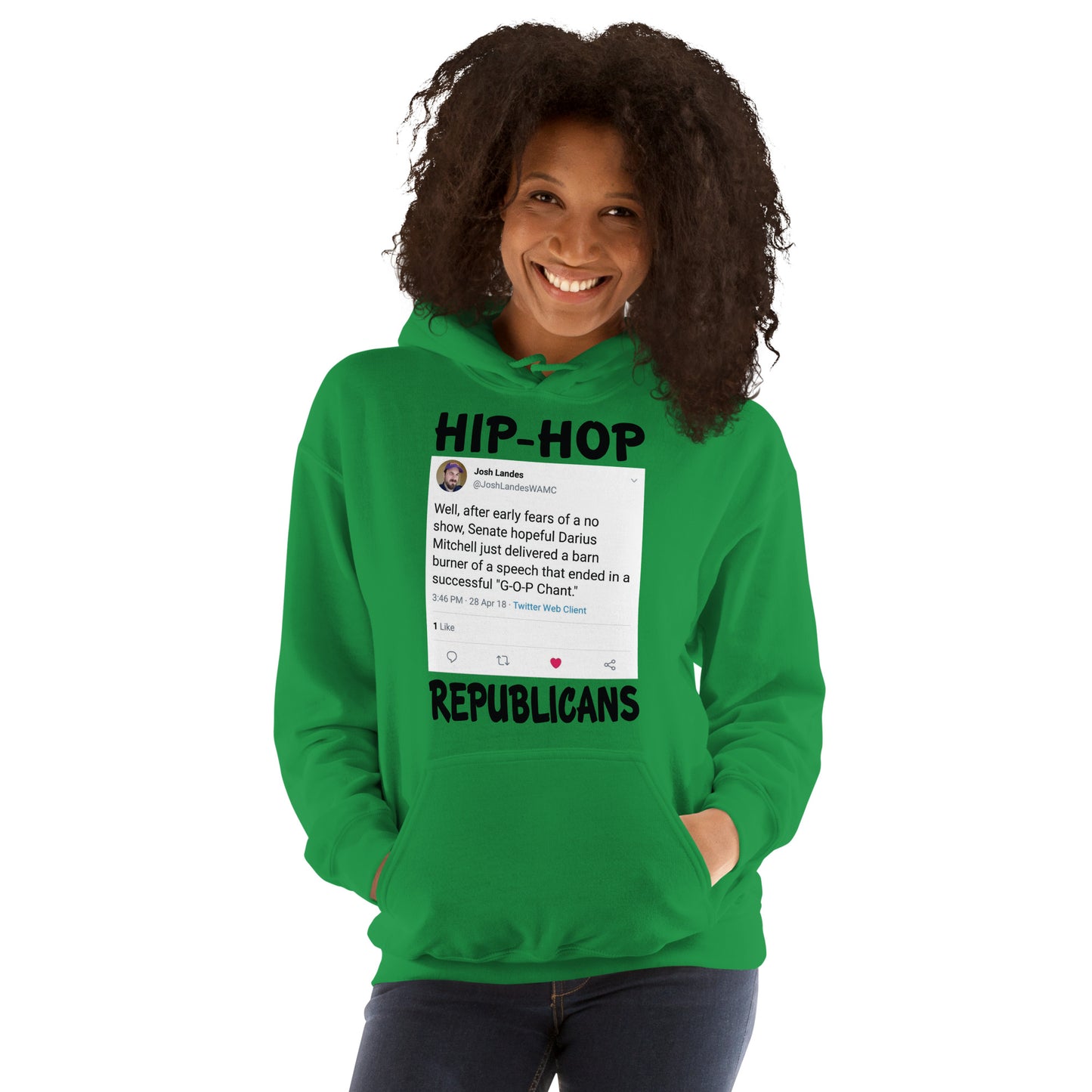 Josh Landes Tweet Hip-Hop Republicans Hoodie