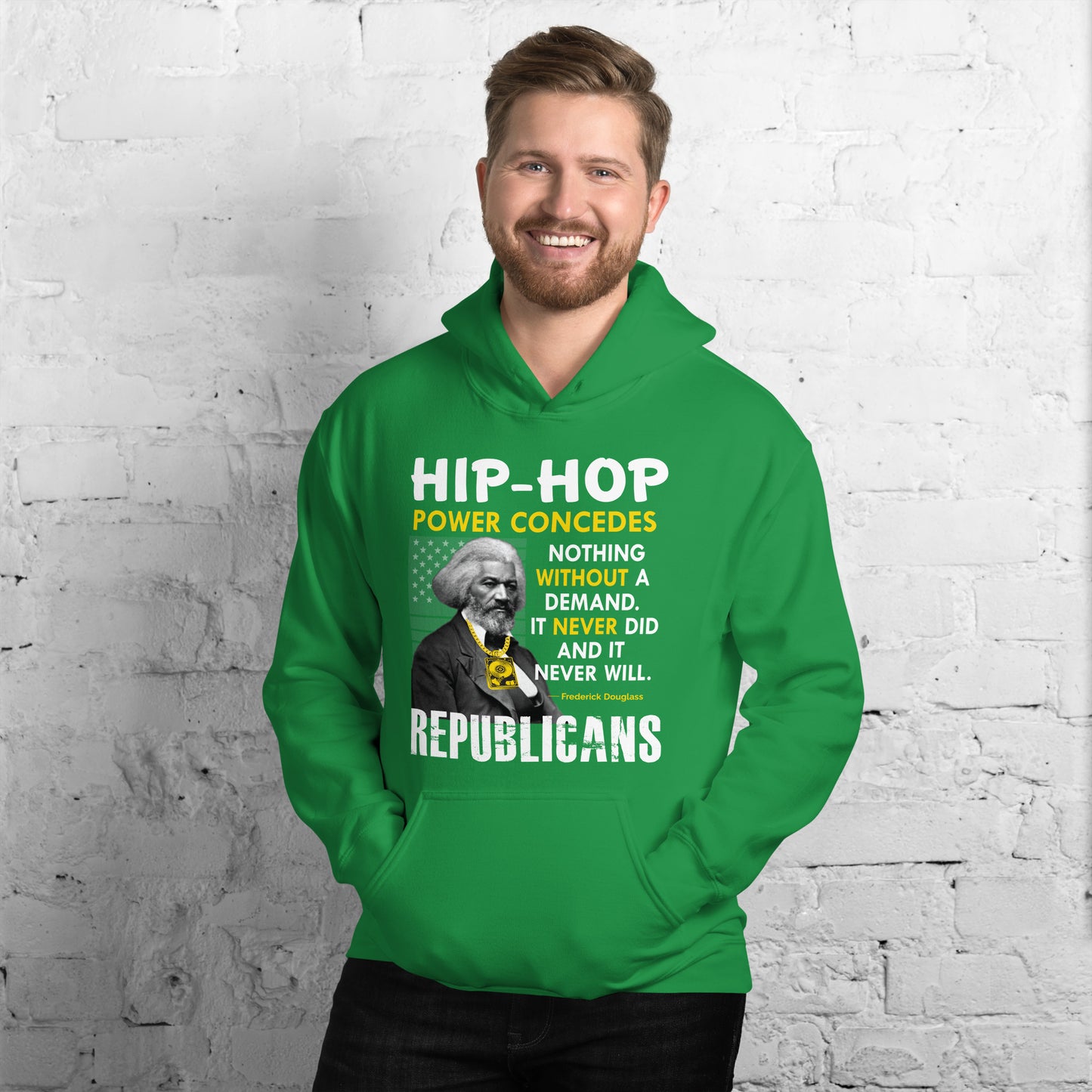 Frederick Douglass Hip Hop Republican Hoodie