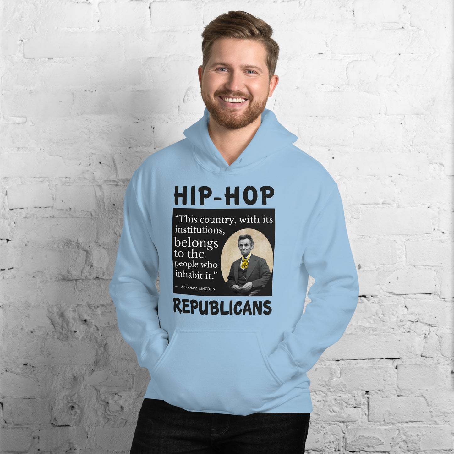 Abraham Lincoln Hip-Hop Republicans Hoodie