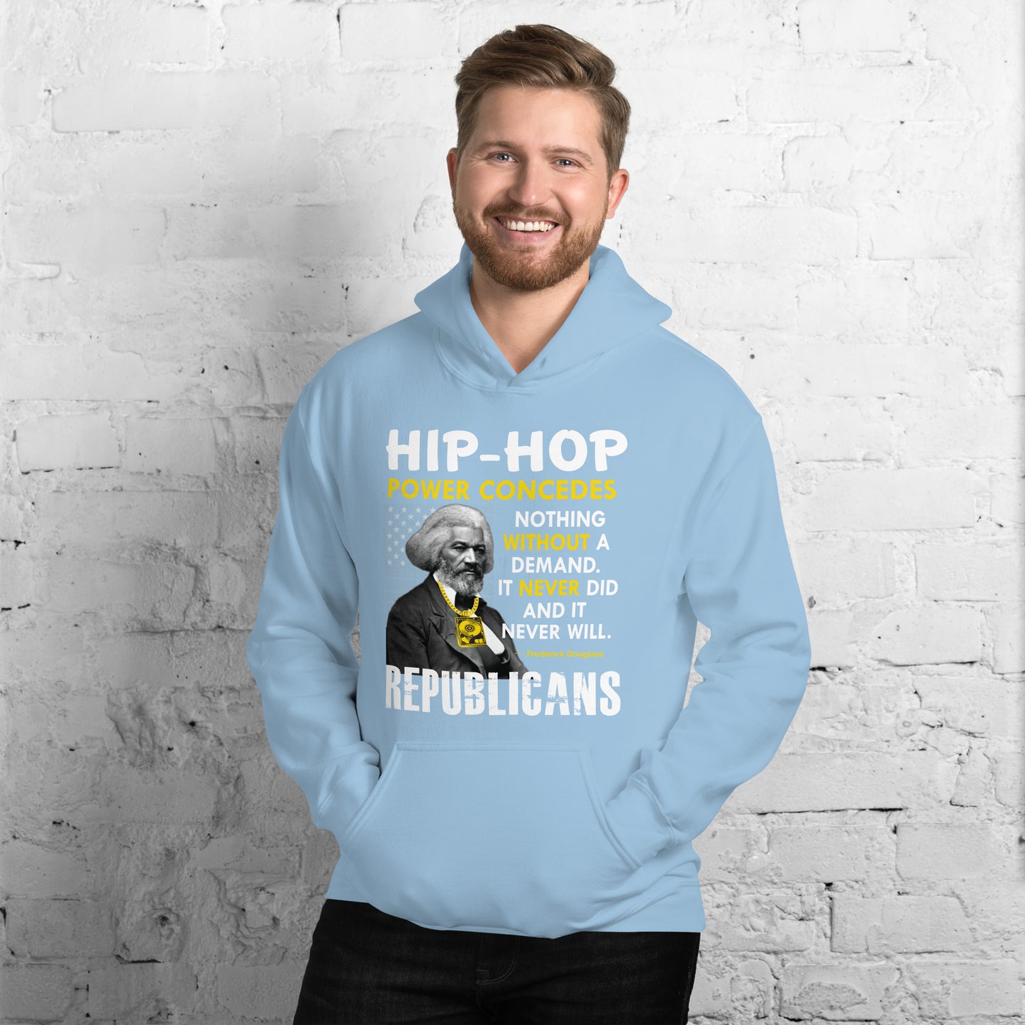 Frederick Douglass Hip Hop Republican Hoodie