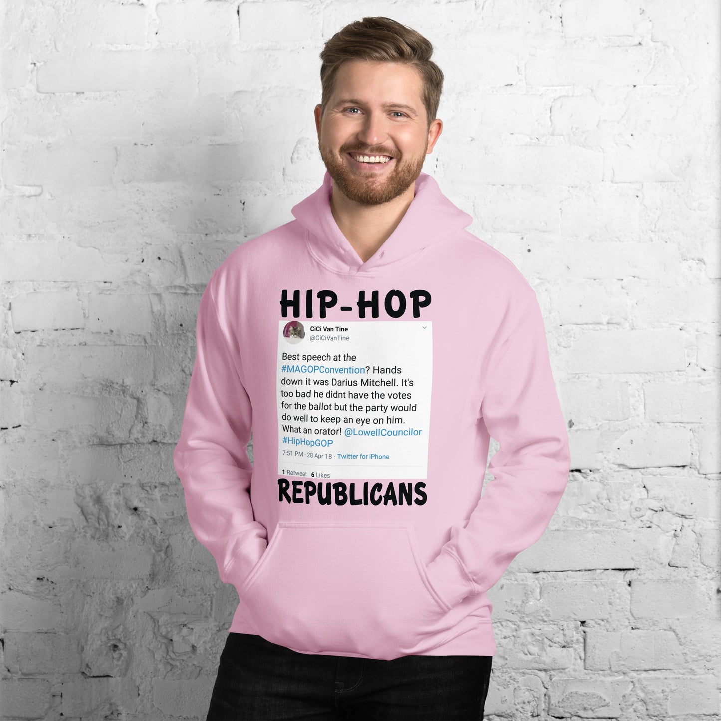 CiCi Van Tine Tweet Hip-Hop Republicans Hoodie