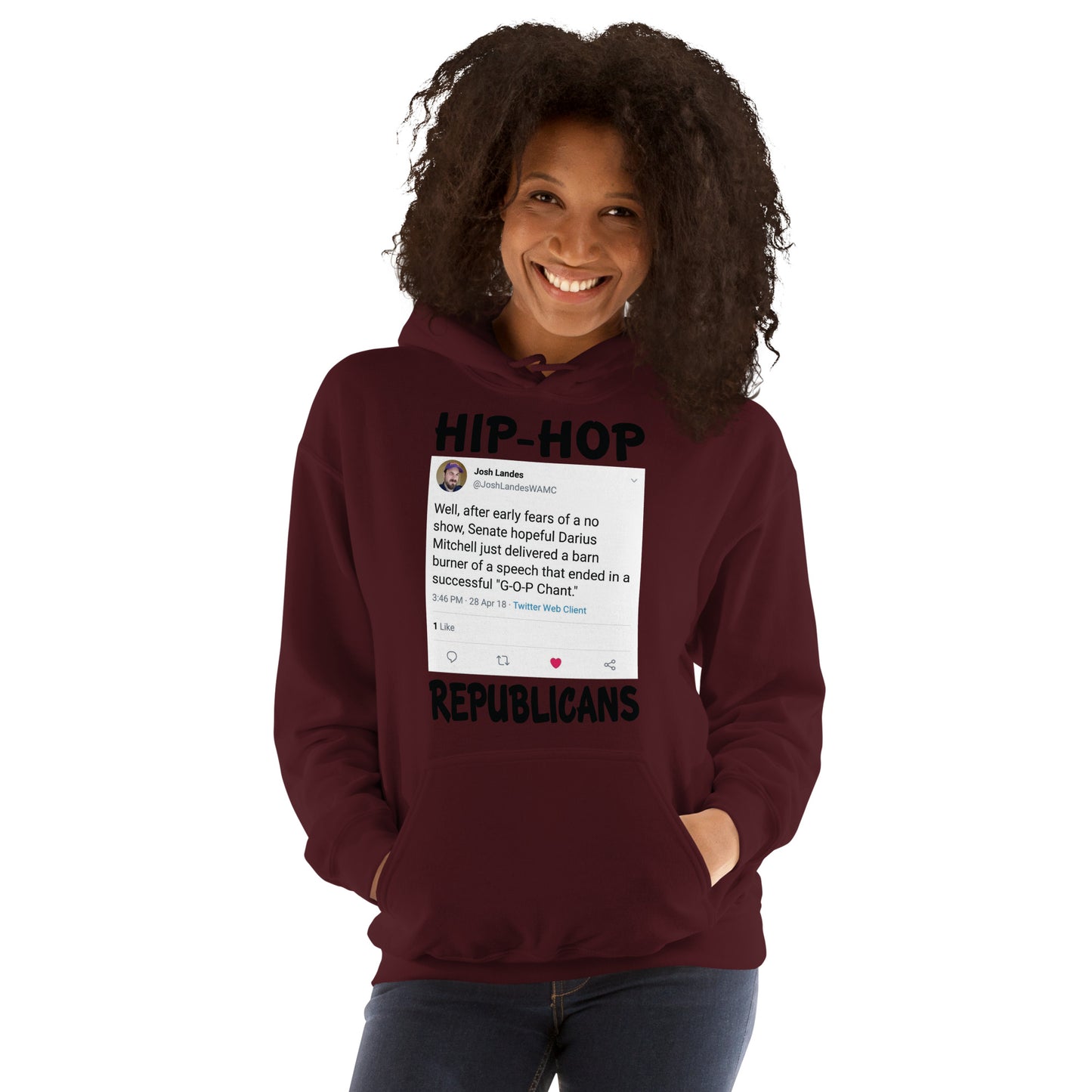 Josh Landes Tweet Hip-Hop Republicans Hoodie