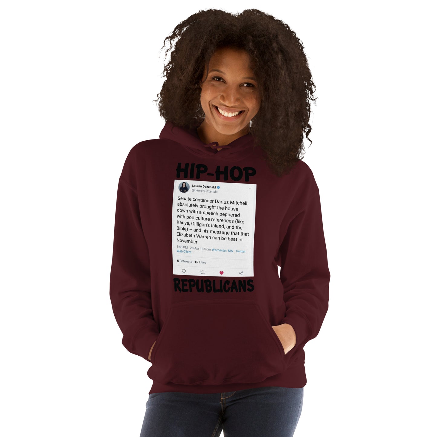 Lauren Dezenski Tweet Hip-Hop Republicans Hoodie