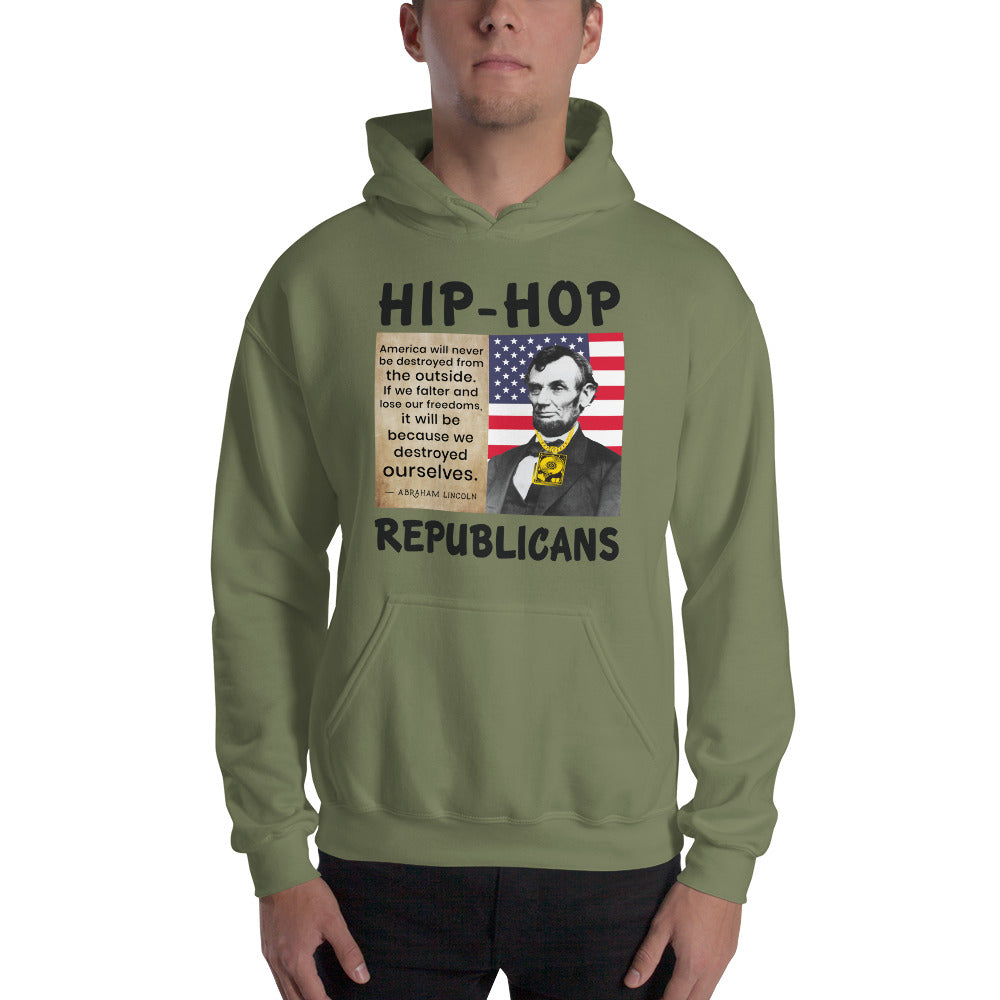 Abraham Lincoln Hip-Hop Republicans Hoodie