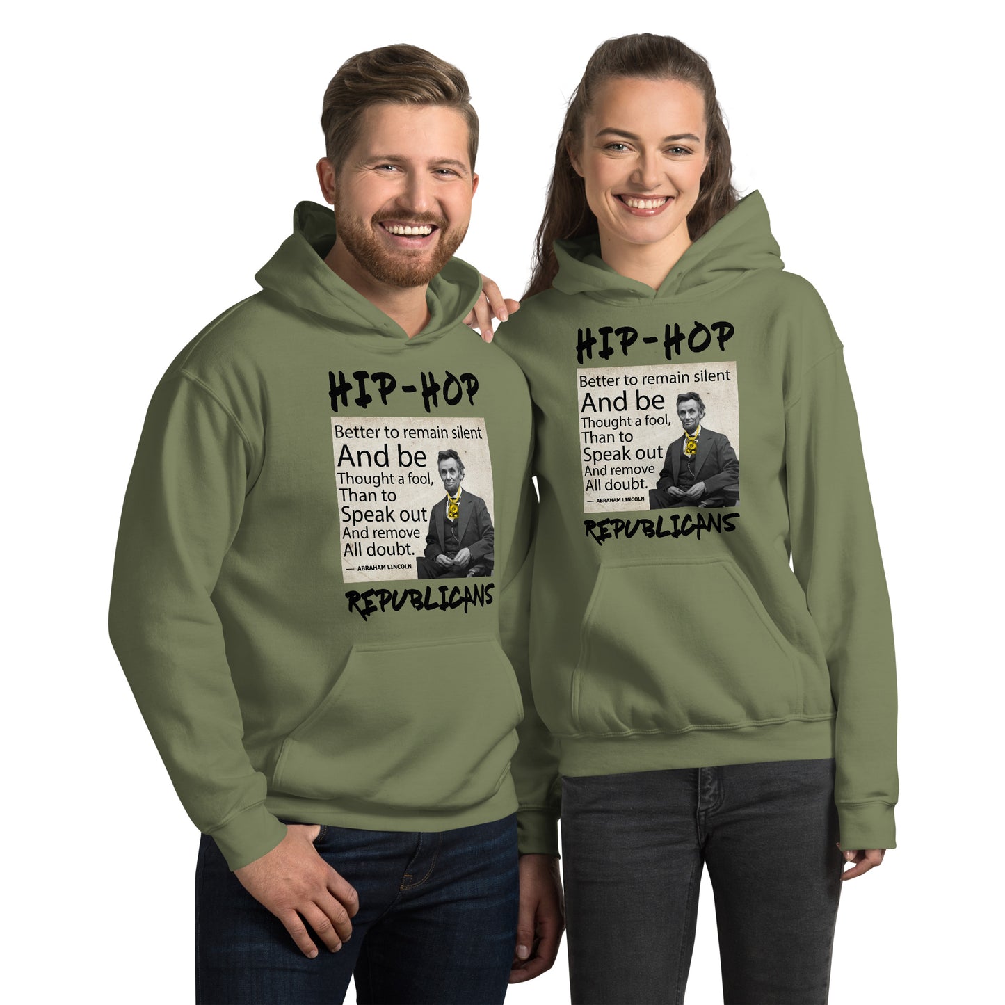 Abraham Lincoln Hip-Hop Republicans Hoodie