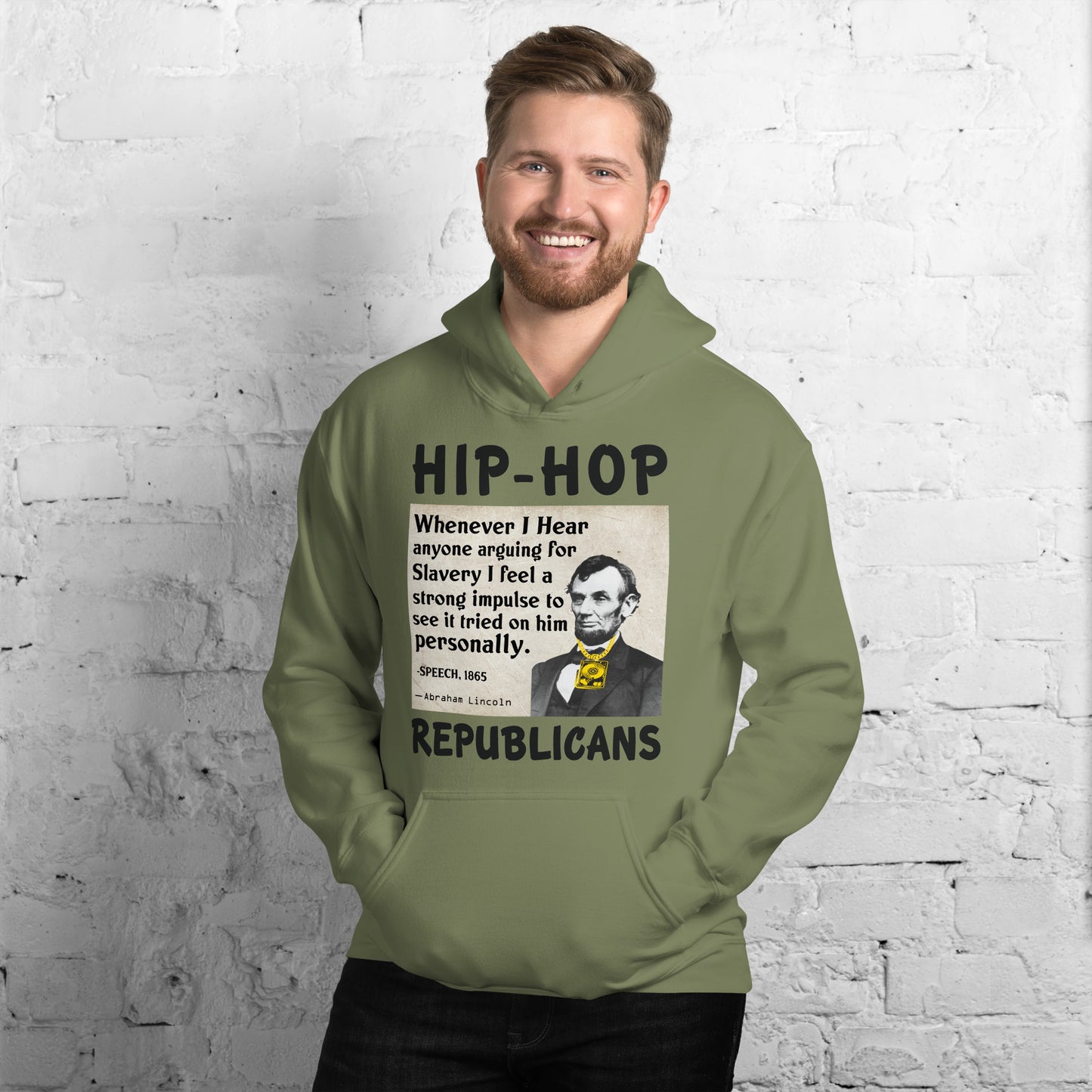 Abraham Lincoln Hip-Hop Republicans Hoodie