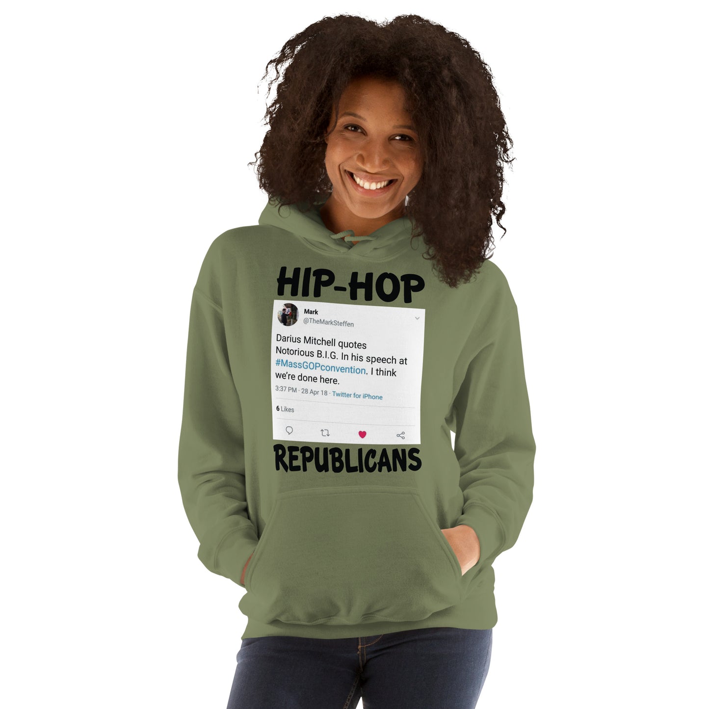 Mark Tweet Hip-Hop Republicans Hoodie