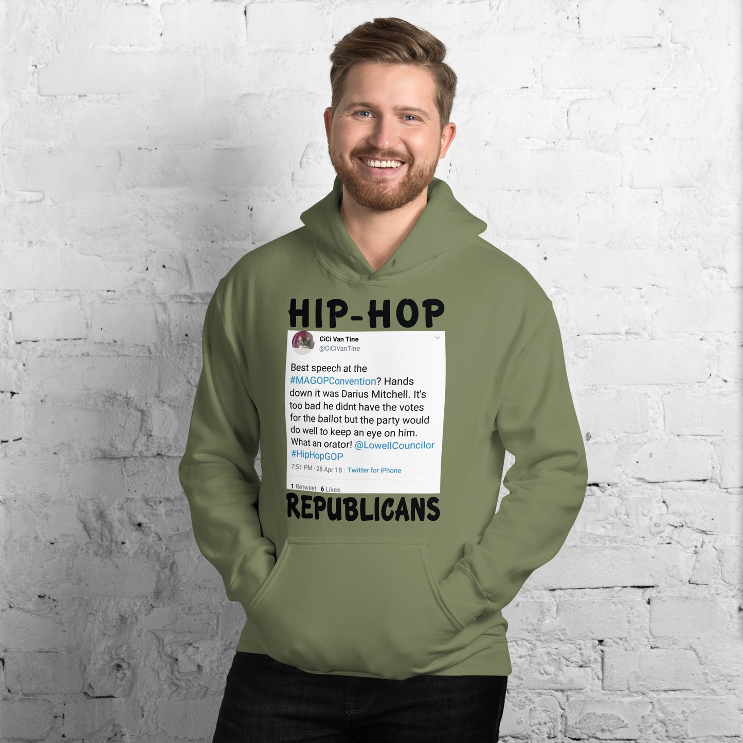 CiCi Van Tine Tweet Hip-Hop Republicans Hoodie