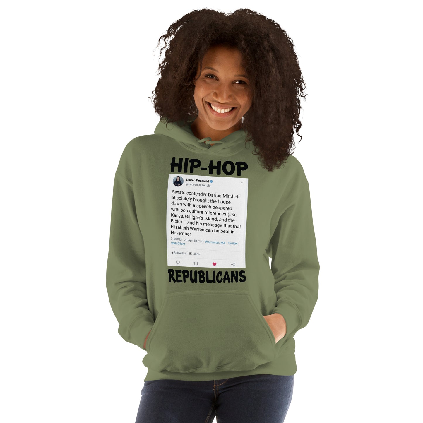 Lauren Dezenski Tweet Hip-Hop Republicans Hoodie