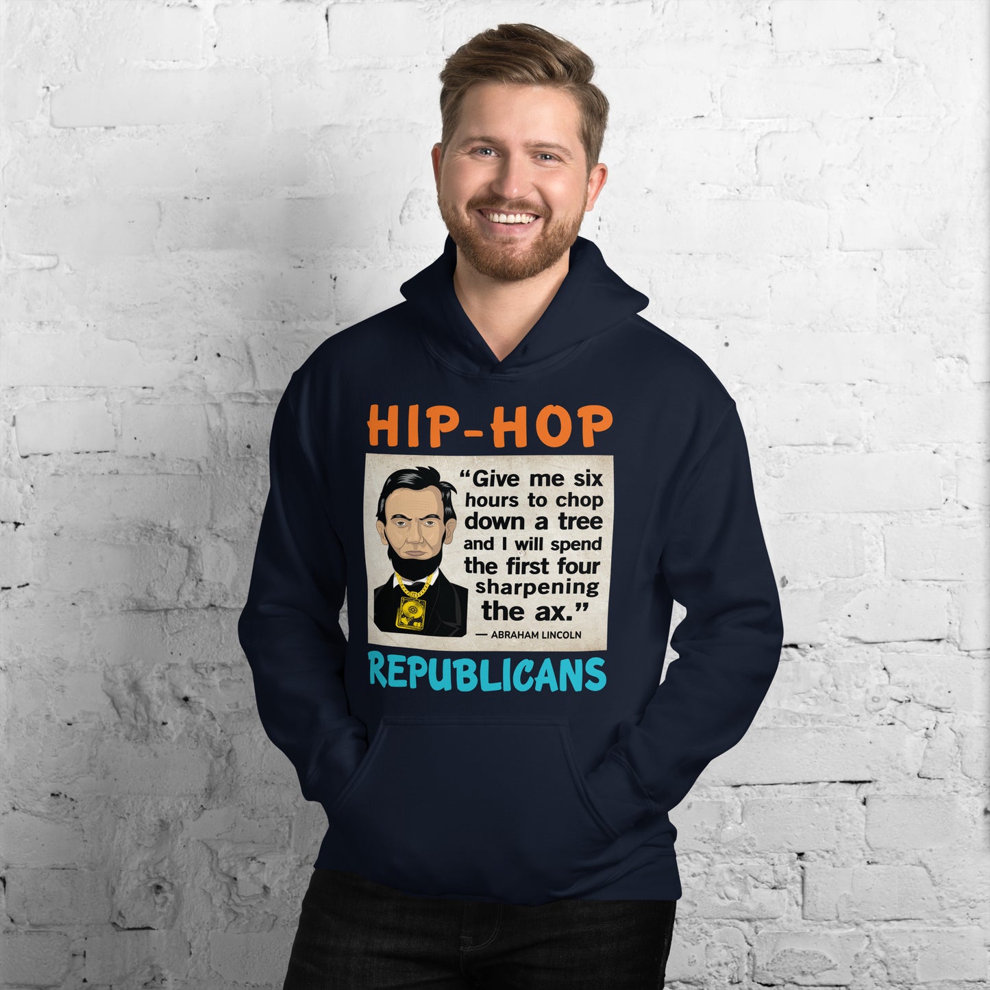 Abraham Lincoln Hip-Hop Republicans Hoodie