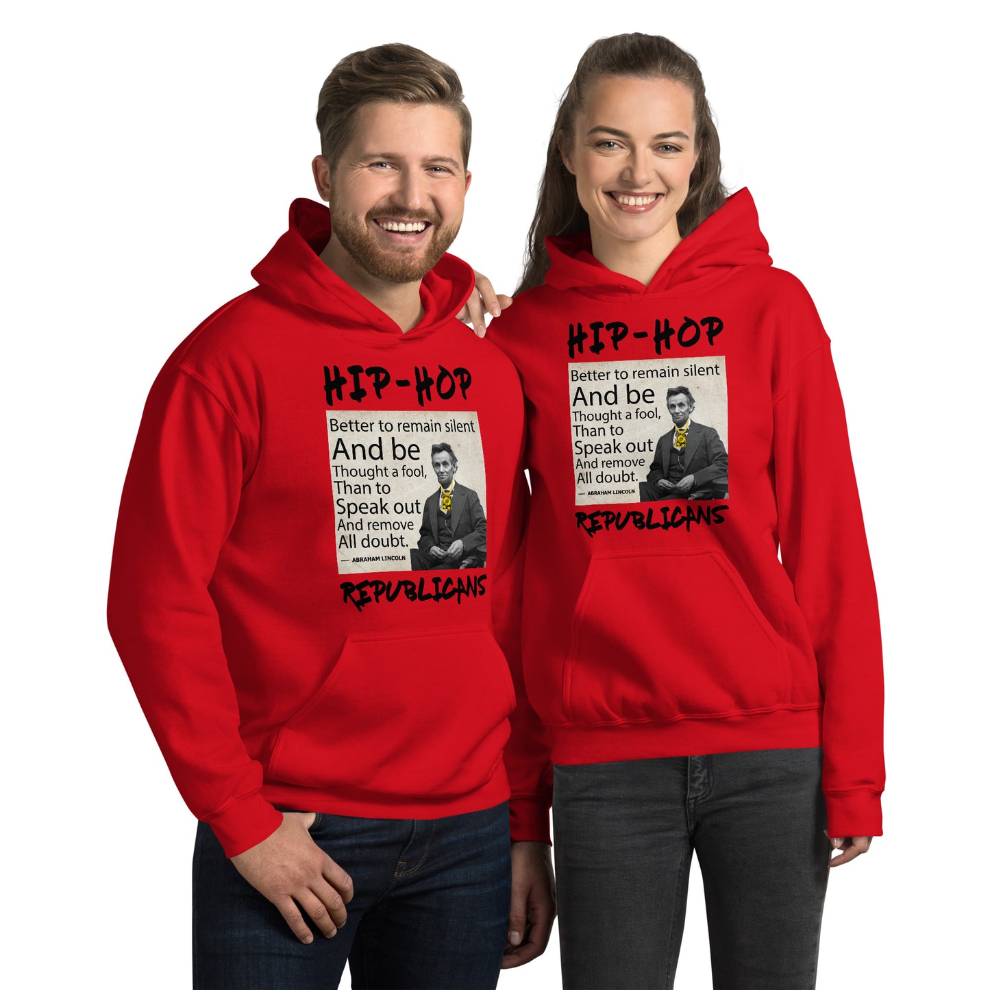 Abraham Lincoln Hip-Hop Republicans Hoodie