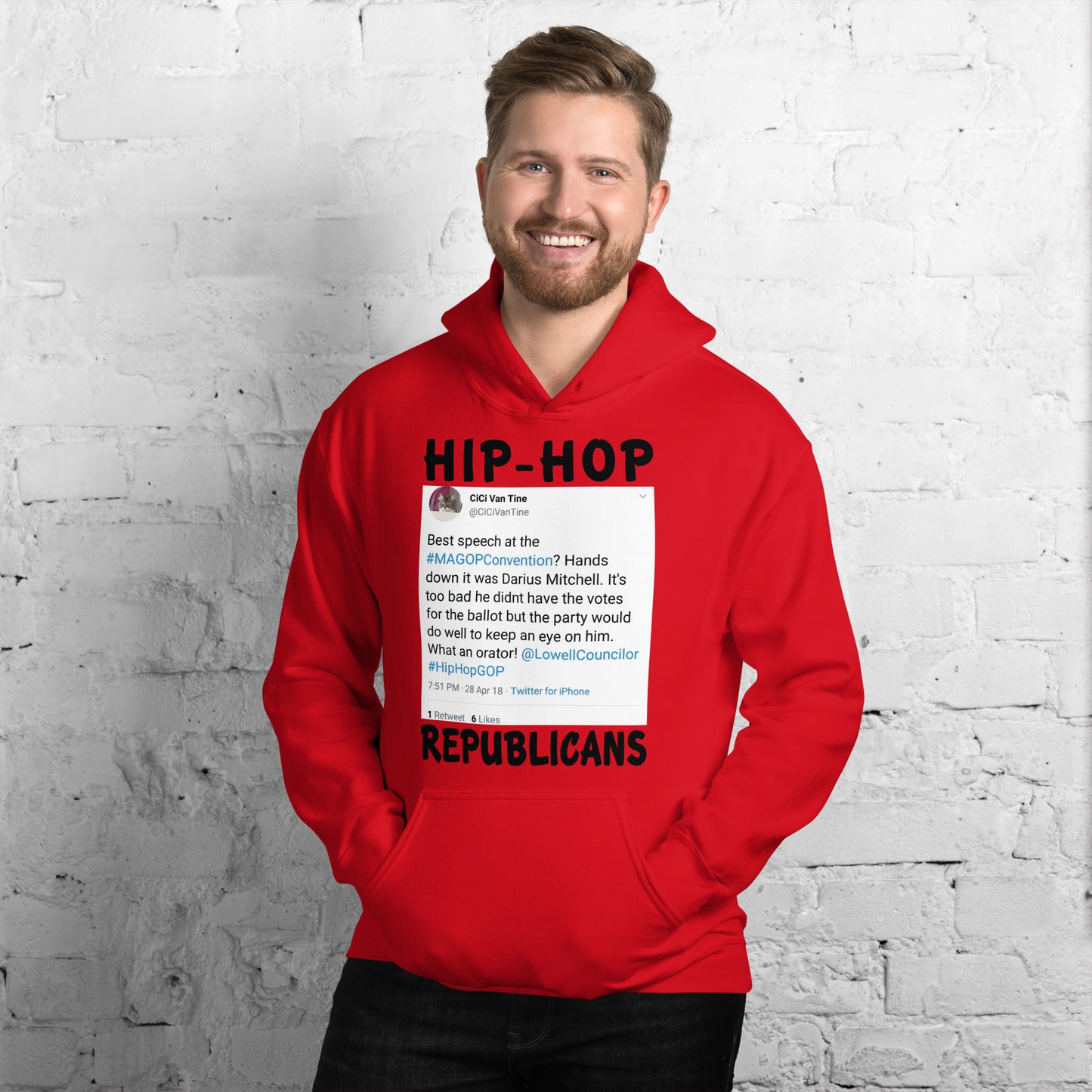 CiCi Van Tine Tweet Hip-Hop Republicans Hoodie