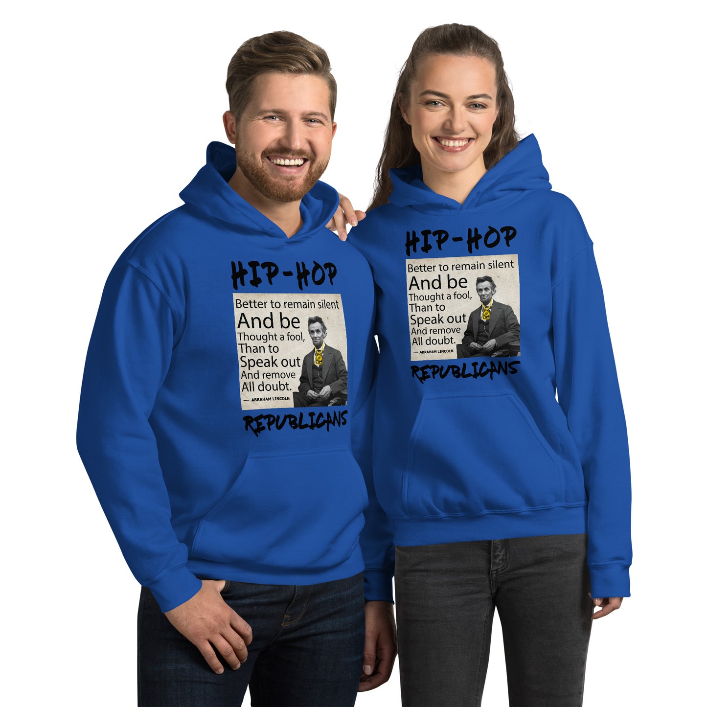 Abraham Lincoln Hip-Hop Republicans Hoodie