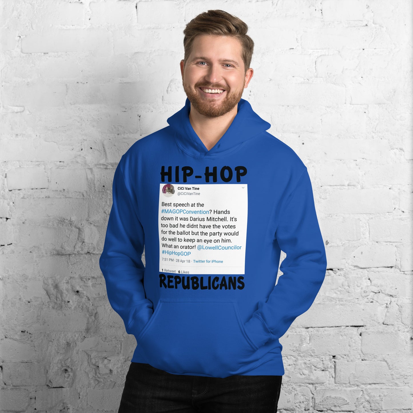 CiCi Van Tine Tweet Hip-Hop Republicans Hoodie