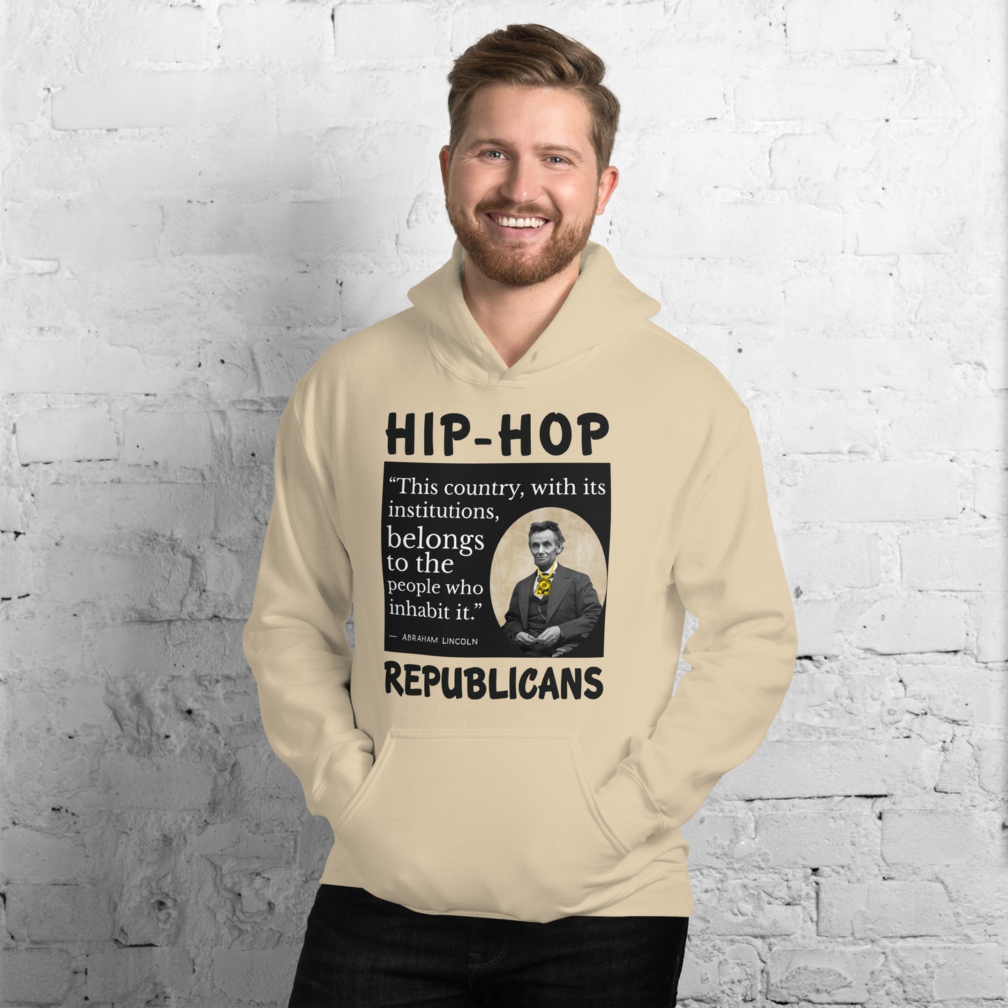 Abraham Lincoln Hip-Hop Republicans Hoodie
