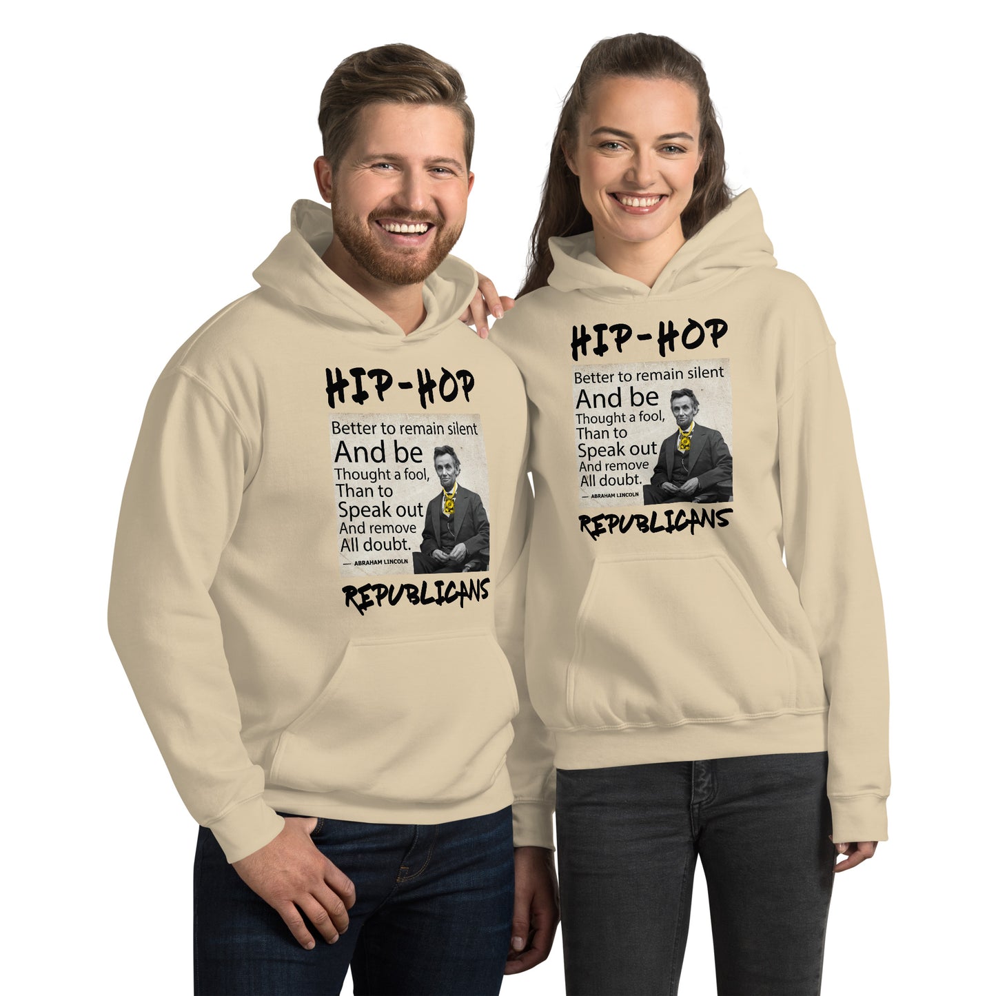 Abraham Lincoln Hip-Hop Republicans Hoodie