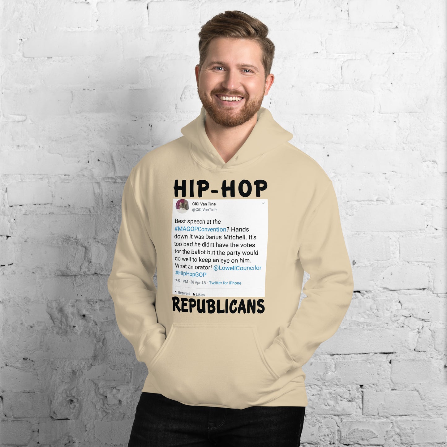 CiCi Van Tine Tweet Hip-Hop Republicans Hoodie