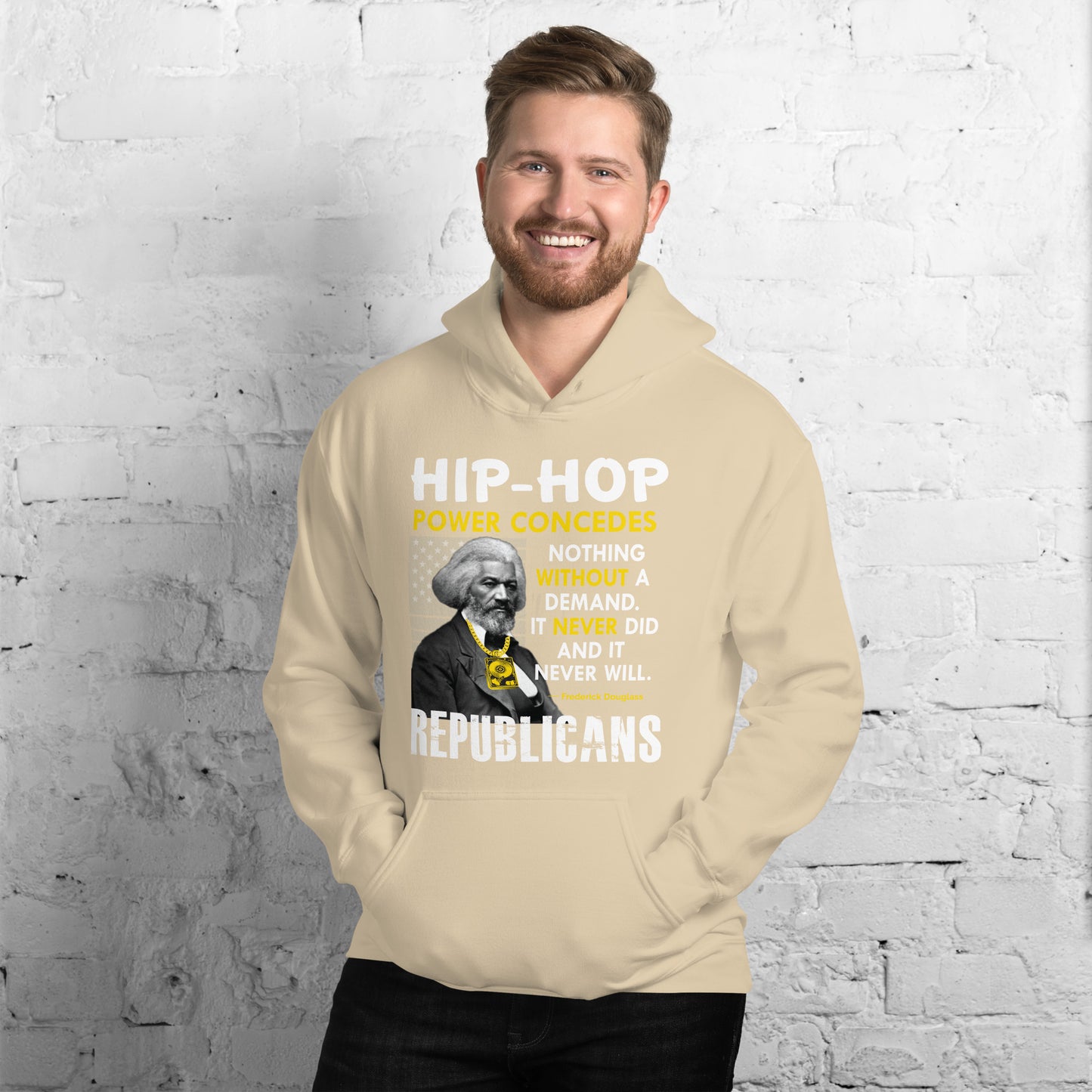 Frederick Douglass Hip Hop Republican Hoodie
