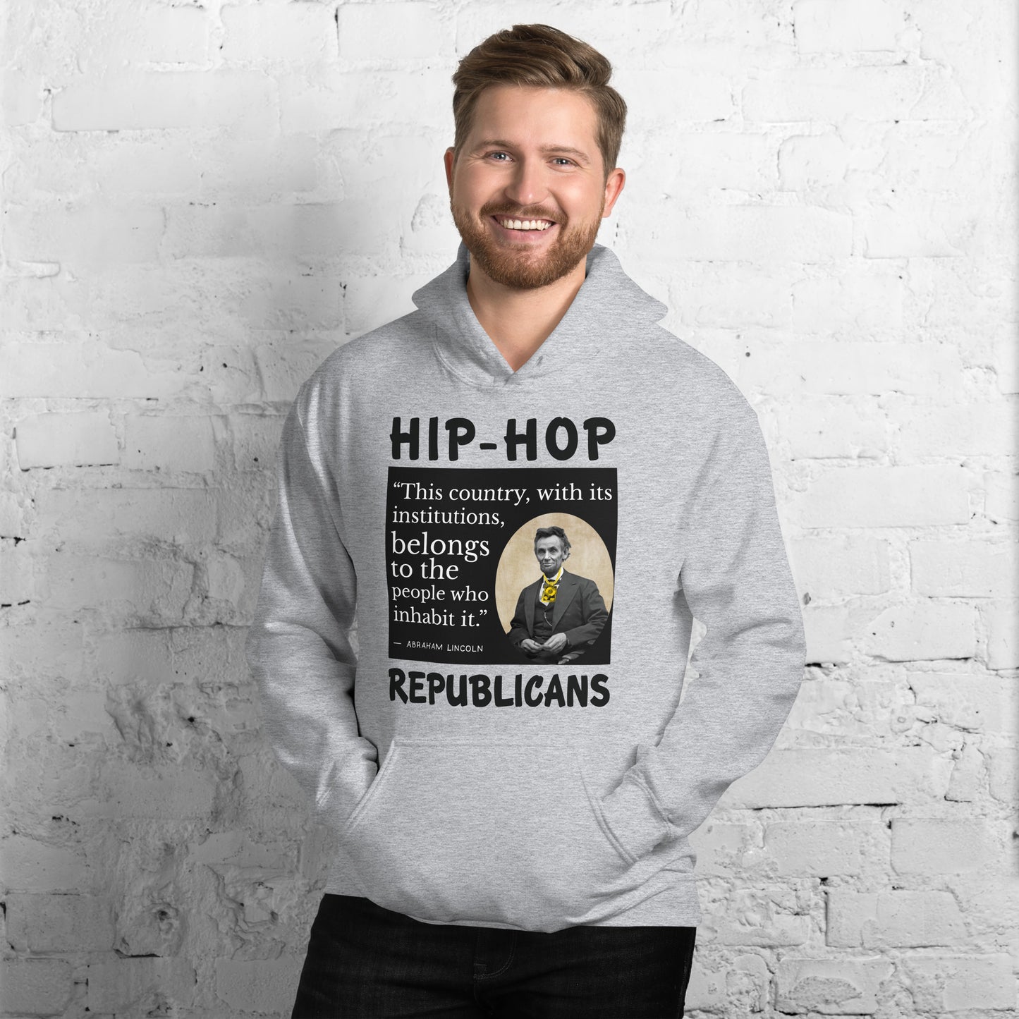 Abraham Lincoln Hip-Hop Republicans Hoodie