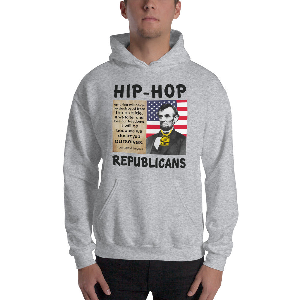 Abraham Lincoln Hip-Hop Republicans Hoodie