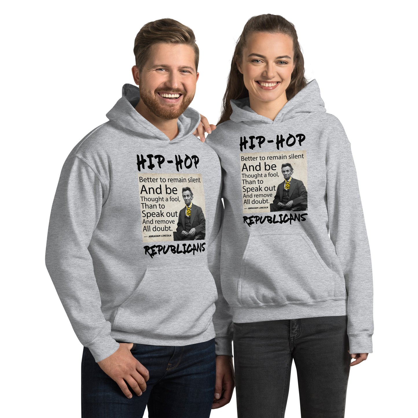Abraham Lincoln Hip-Hop Republicans Hoodie