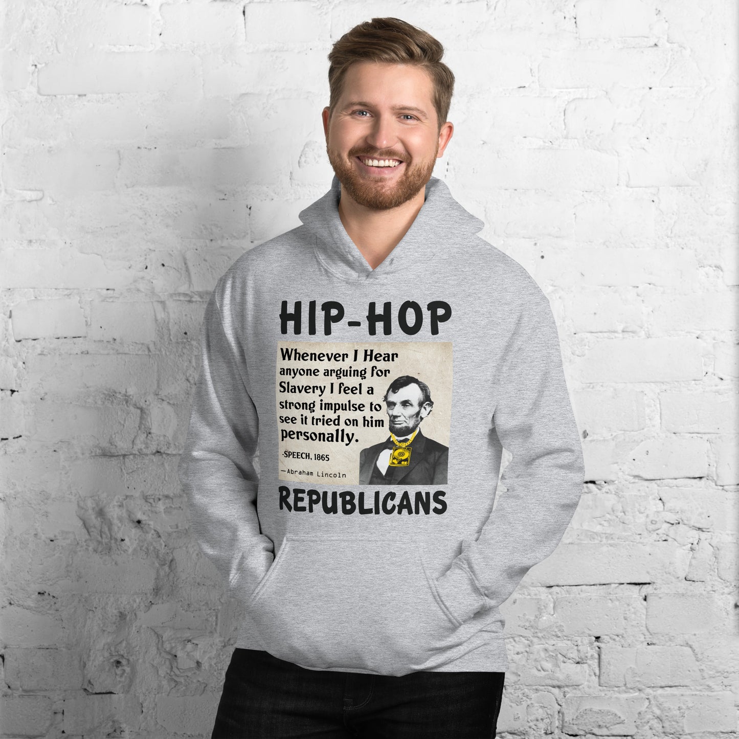 Abraham Lincoln Hip-Hop Republicans Hoodie