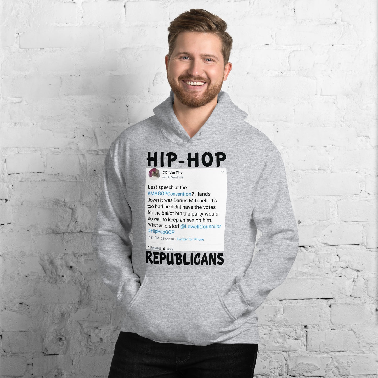 CiCi Van Tine Tweet Hip-Hop Republicans Hoodie