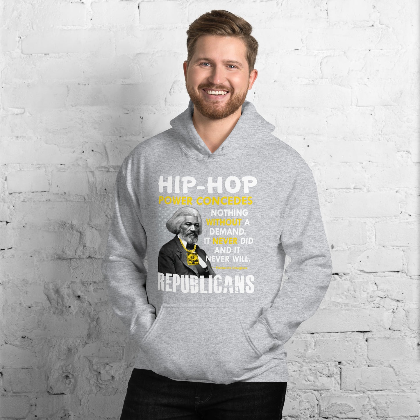 Frederick Douglass Hip Hop Republican Hoodie