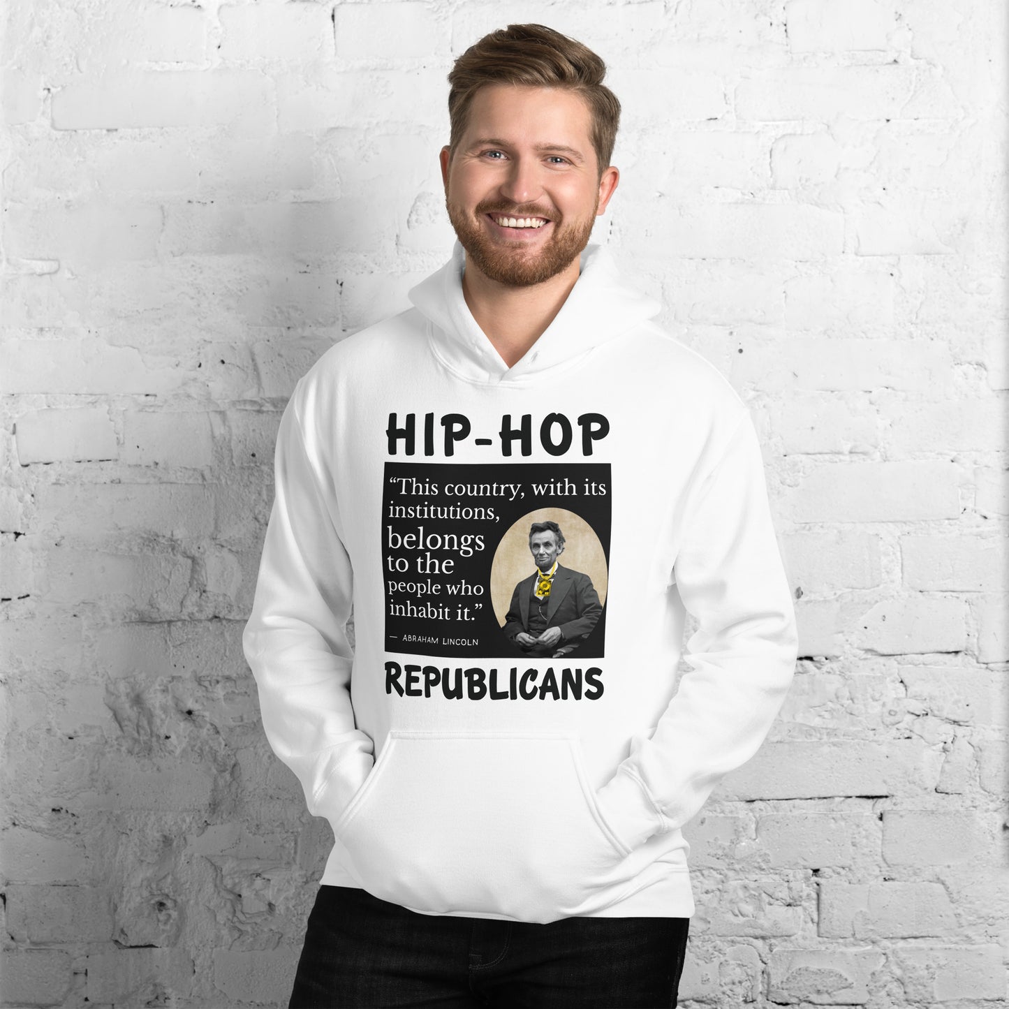 Abraham Lincoln Hip-Hop Republicans Hoodie