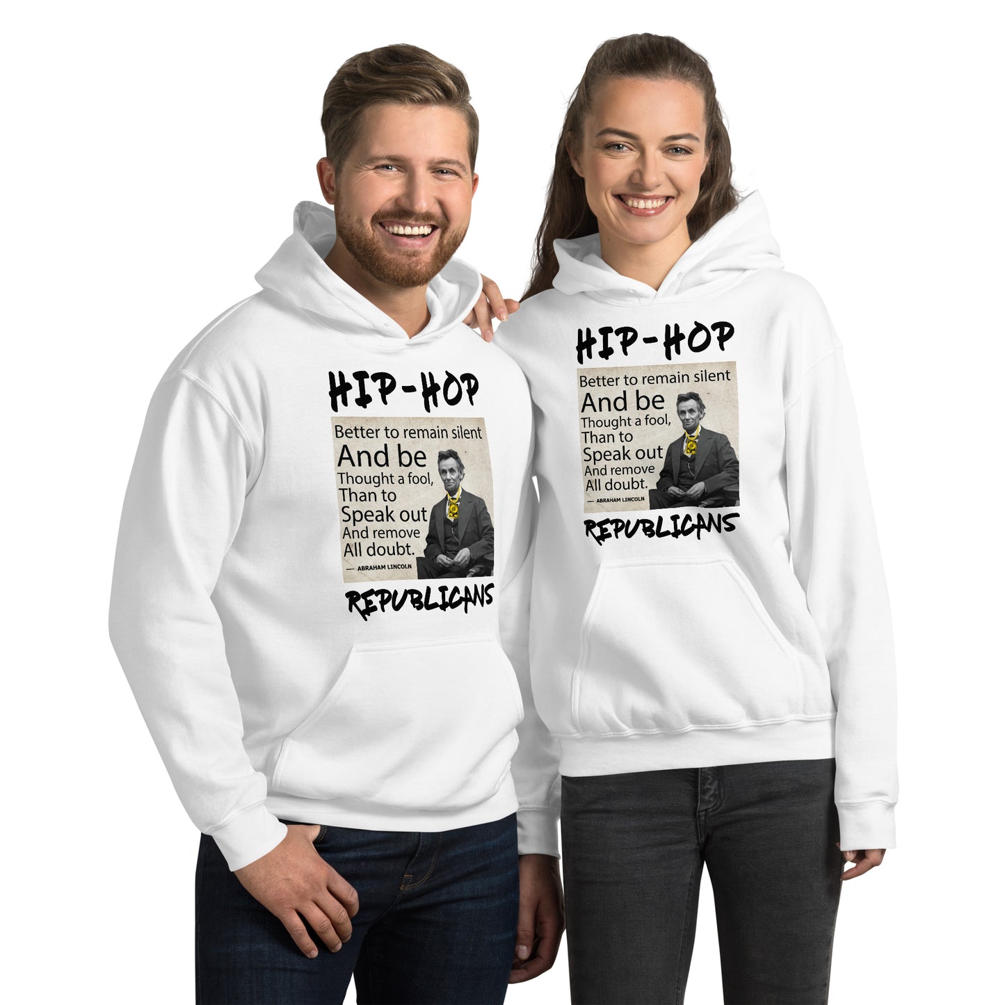Abraham Lincoln Hip-Hop Republicans Hoodie